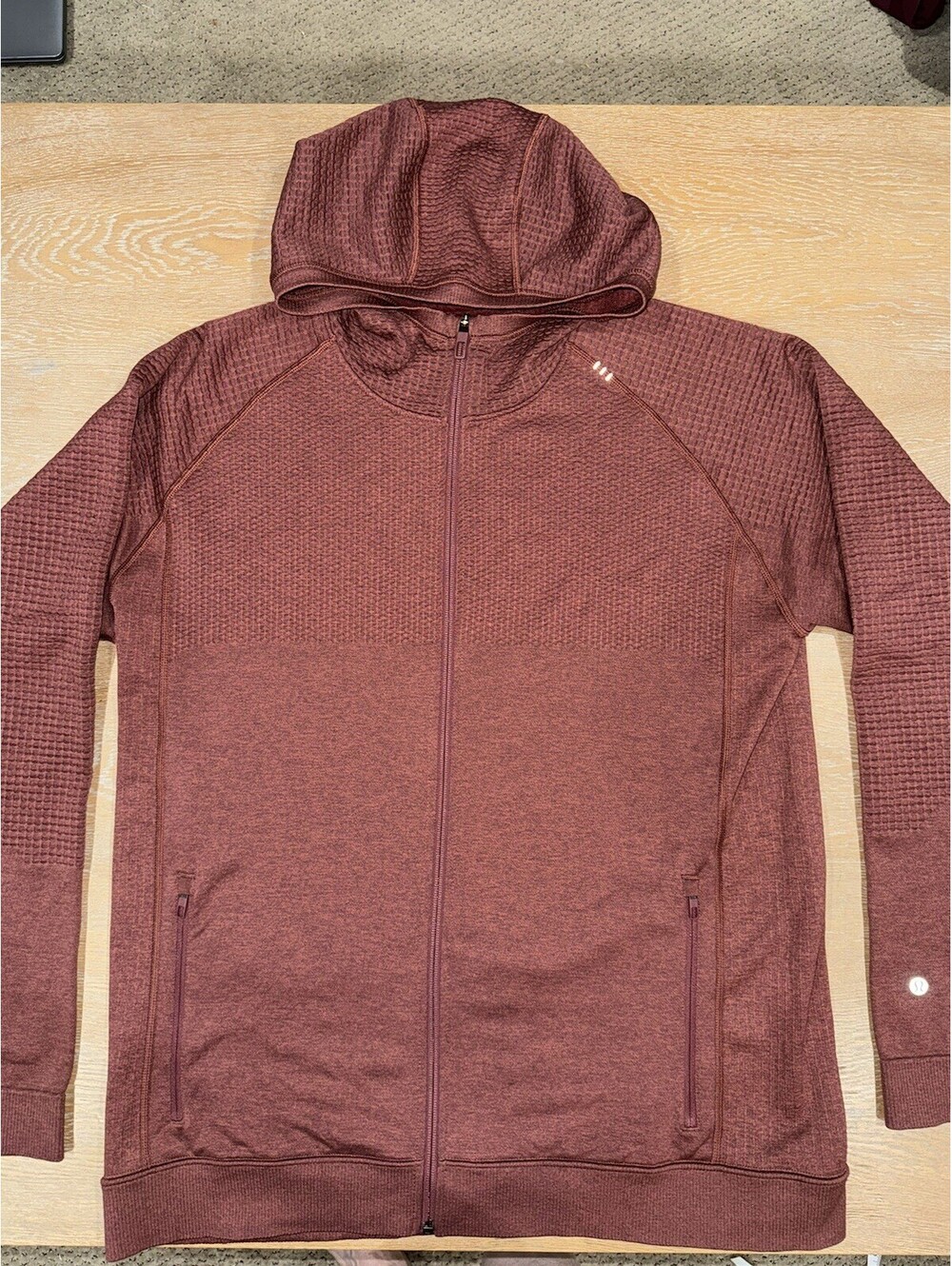 Lululemon Engineered Warmth Hoodie SIZE XXL 2XL Smoky Red